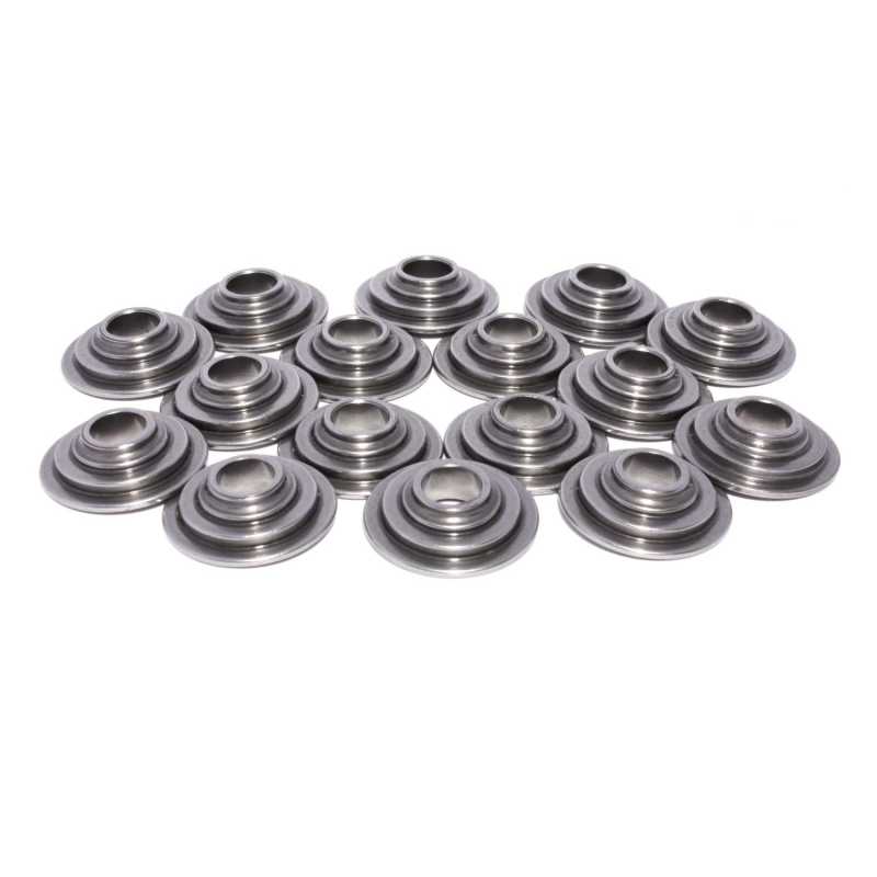 Comp Cams 1754-16 7 Degree Tool Steel Retainer Set of 16 8mm Valve Spring NEW