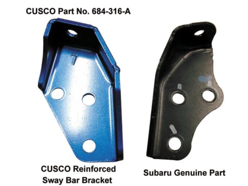 Cusco Rear Harder Sway Bar Bracket 03-09 Subaru Legacy - 684 316 A