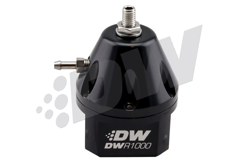 DeatschWerks 6-1000-FRB Adjustable Fuel Pressure Regulator - Anodized Black