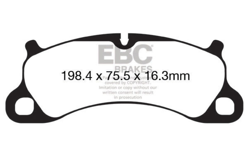 EBC DP42144R Disc Brake Pad Set For Porsche 911 2012-2015 NEW