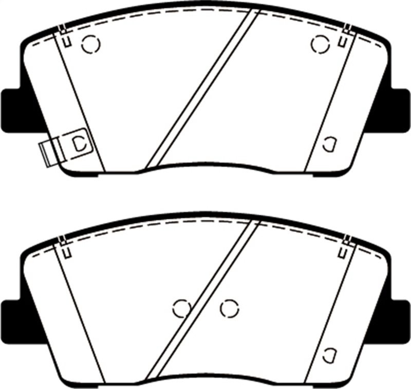 EBC fits 2019+ Genesis G70 2.0T Yellowstuff Front Brake Pads - DP42358R
