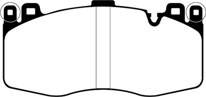 EBC fits 2015+ BMW X5M 4.4TT (F85) Yellowstuff Front Brake Pads - DP42370R