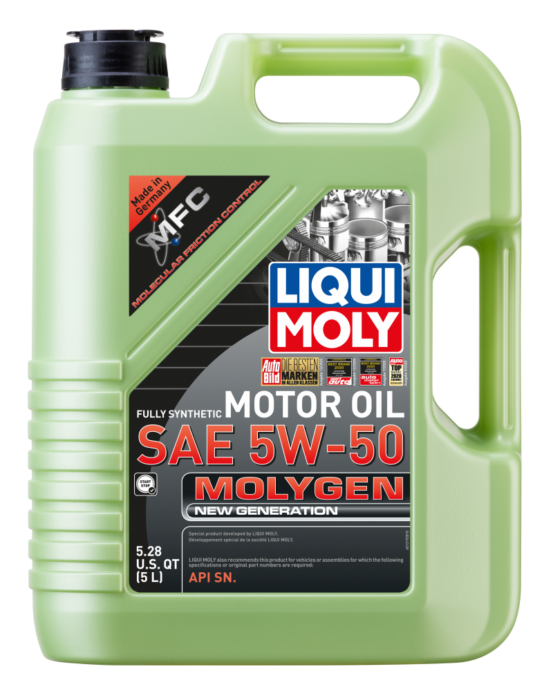 LIQUI MOLY 5L Molygen New Generation Motor Oil 5W50 - 20310