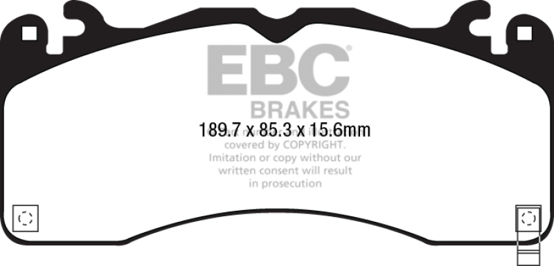 EBC 2015+ Ford Mustang (6Th Gen) 2.3L Turbo (GT Package) Bluestuff Front Brake Pads - DP53040NDX