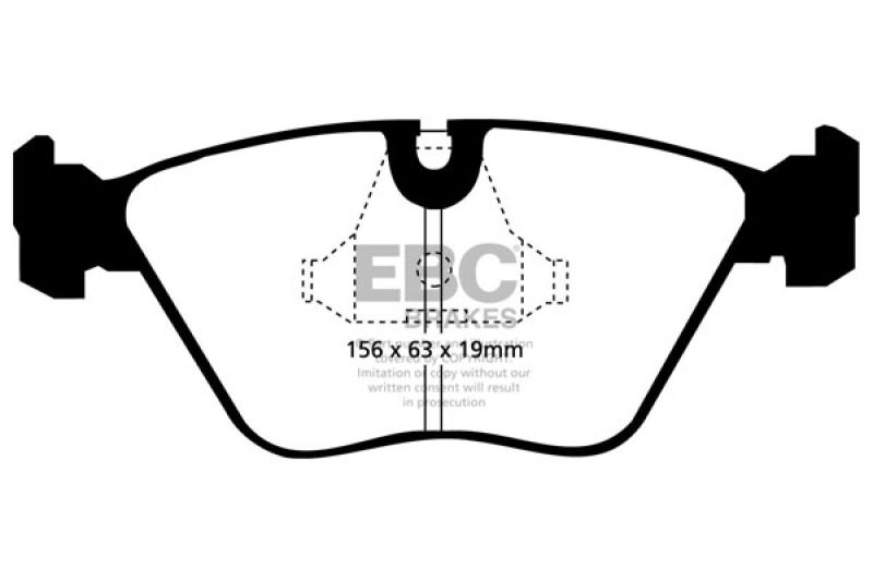 EBC DP5689NDX Disc Brake Pad Set For BMW Z3 1998-2002 NEW