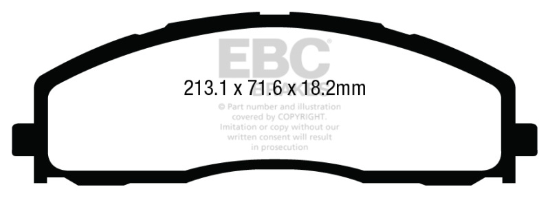 EBC ED93015 Disc Brake Pad Set For Ford F250 Super Duty 2013-2018 NEW
