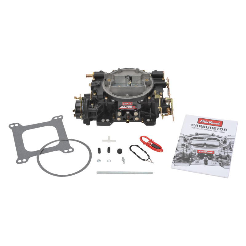 Edelbrock Carburetor Thunder AVS2 Series 650 CFM Electric Choke Black Powder Coated (Non-EGR) - 19063