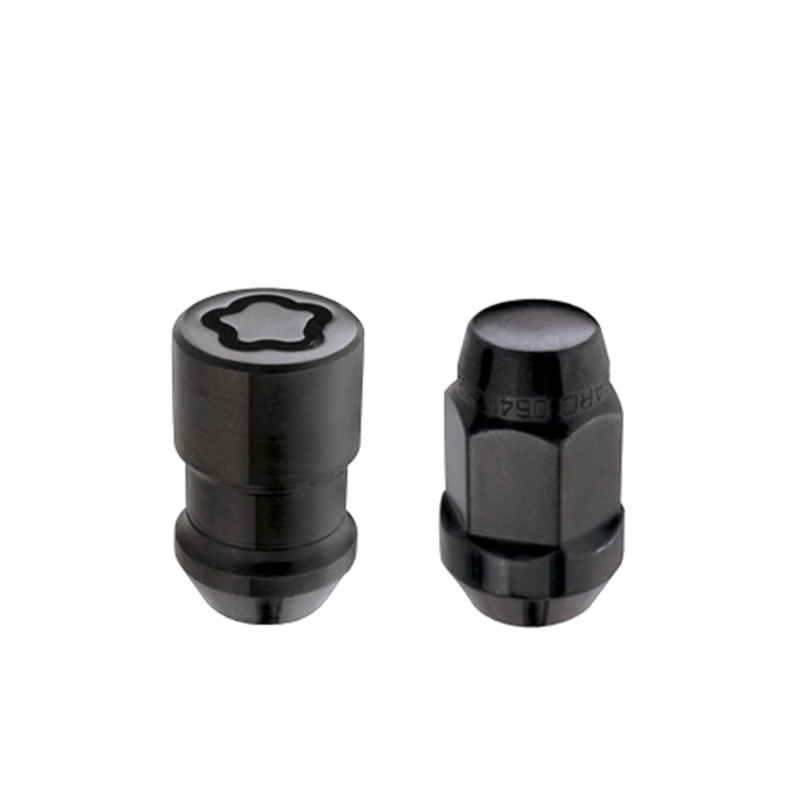 McGard Jeep Wrangler Install Kit (Cone Seat Bulge) 1/2-20 / 3/4 Hex / (18 Lug Nuts / 5 Locks) - Blk - 84563BK
