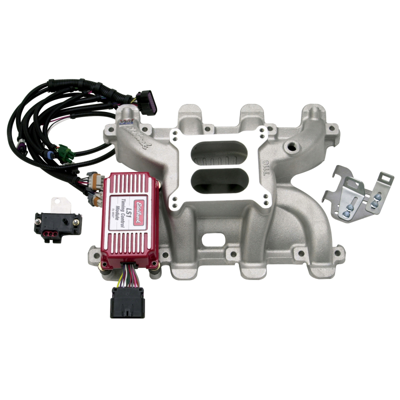 Edelbrock SBC LS1 Carbureted Manifold - 7118