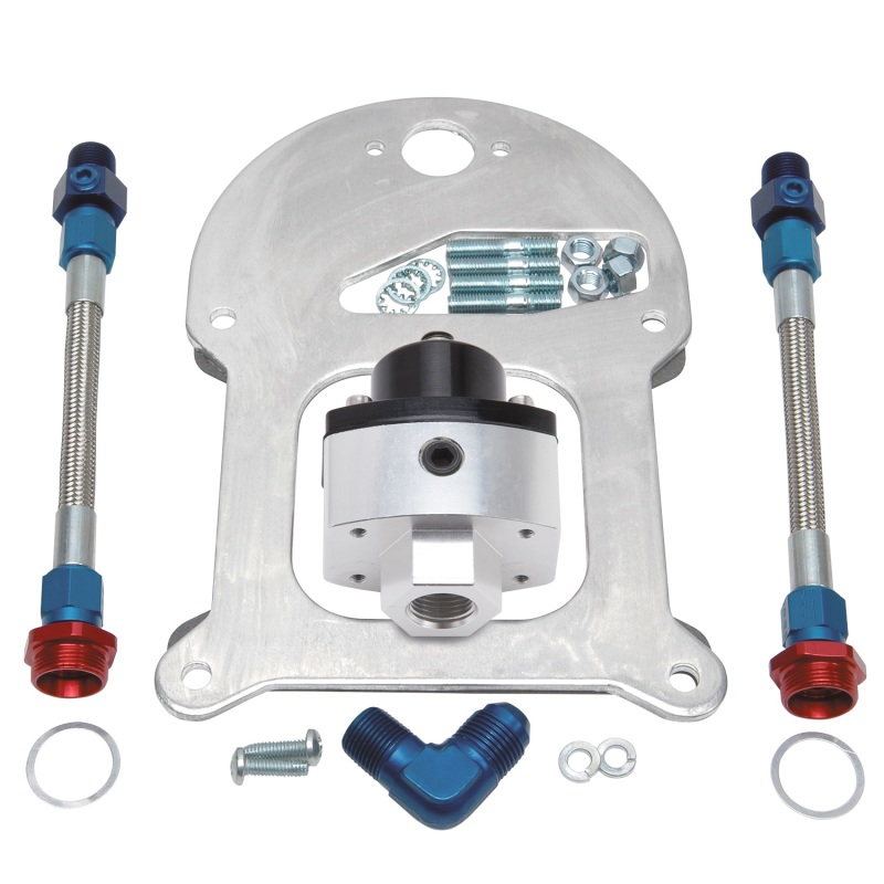 Edelbrock Inc. 8192 Fuel Pressure Regulator Kit - Inline, Aluminum NEW
