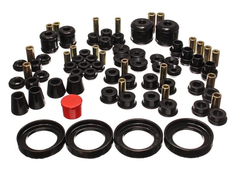 Energy Suspension fits  97-01 Honda Prelude (Type SH Only) Black Hyper-Flex Master Bushing Set - 16.18113G