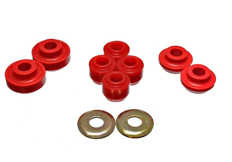 Energy Suspension fits  86-95 Ford Taurus Red Front Strut Rod Bushing Set - 4.7119R