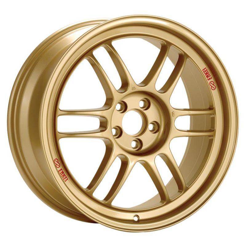 Enkei 3797908045GG RPF1 17"x9" Wheel Rim; 5x100 Bolt Pattern - Gold