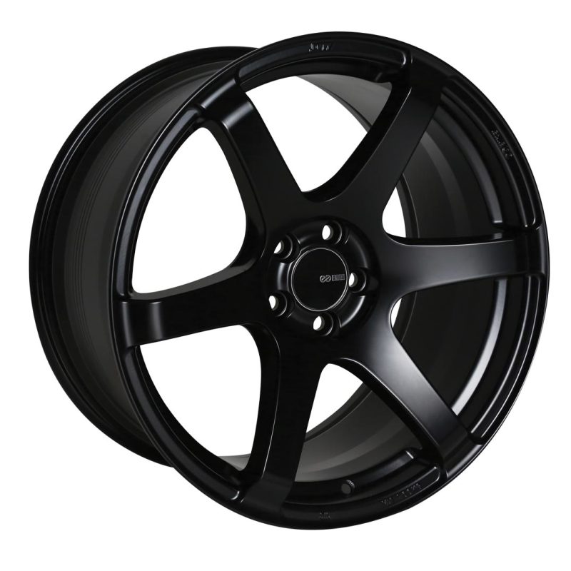 Enkei 485-780-6535BK T6S 17"x8" Wheel Rim; 5x114.3 Bolt Pattern; Matte Black