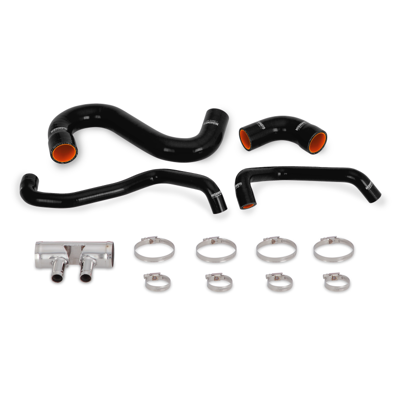 Mishimoto 2015+ Ford Mustang GT Silicone Lower Radiator Hose - Black - MMHOSE-MUS8-15LBK