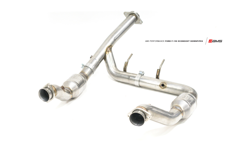 AMS Performance fits 2015+ Ford F-150 3.5L Ecoboost (Excl Raptor) Federal EPA Compliant Catted Downpipe - AMS.32.05.0001-1