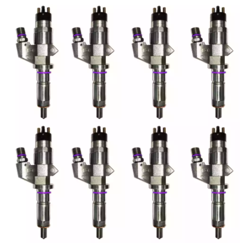 Exergy fits  01-04 Chevy Duramax LB7 Reman 30% Over Injector (Set of 8) - E01 10105