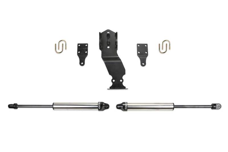 Fabtech fits  19-20 Ford F450/F550 4WD Dual Steering Stabilizer System w/DL 2.25 Shocks - FTS22313