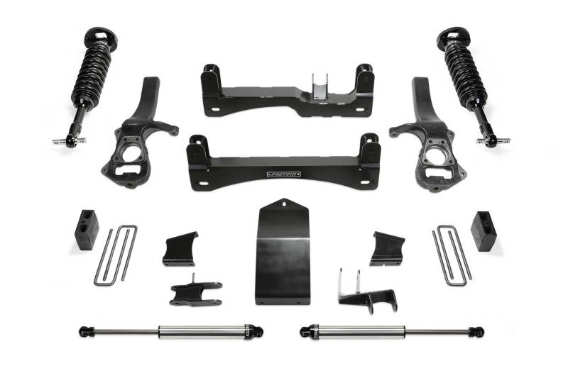 Fabtech fits  19-20 GM C/K1500 P/U w/Trail Boss/At4 Pkg 4in Perf Sys w/Dl 2.5 & 2.25 - K1140DL