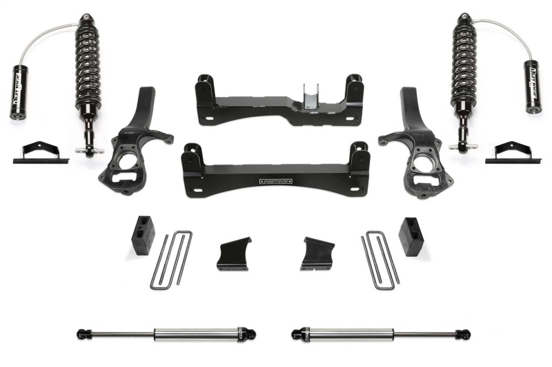 Fabtech K1151DL 6 Inch Performance System with Dirt Logic Reservoir Shocks NEW