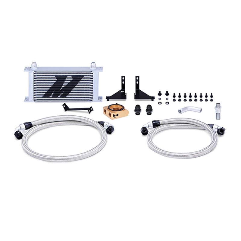Mishimoto 14-16 Ford Fiesta ST Thermostatic Oil Cooler Kit - Silver - MMOC-FIST-14T
