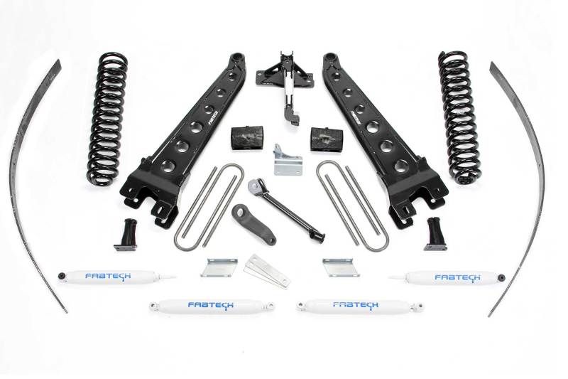 Fabtech fits  08-16 Ford F250 4WD w/o Factory Overload 8in Rad Arm Sys w/Coils & Perf Shks - K2123