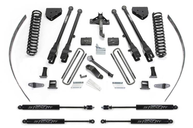 Fabtech K2126M 8? 4 Link System W/ Stealth Shocks For Ford F250 4WD 2008-2016