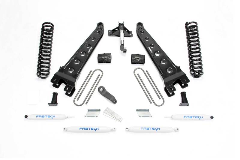 Fabtech fits  17-21 Ford F250/F350 4WD Diesel 6in Rad Arm Sys w/Coils & Perf Shks - K2218