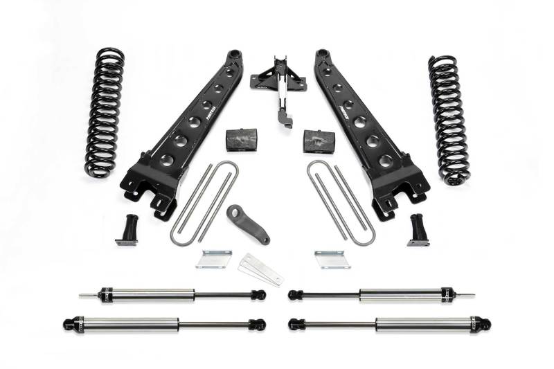 Fabtech fits  17-21 Ford F250/F350 4WD Diesel 6in Rad Arm Sys w/Coils & Dlss Shks - K2218DL