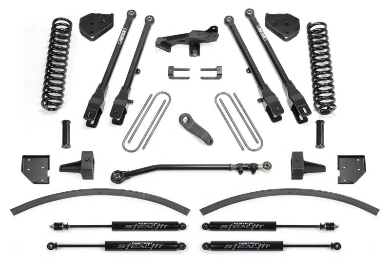 Fabtech K2266M 8" 4 Link System w/ Stealth Shocks NEW