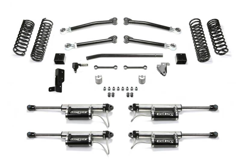 Fabtech fits  18-21 Jeep JL 4WD 4-Door 3in Trail w/Dlss Resi Shks - K4118DL