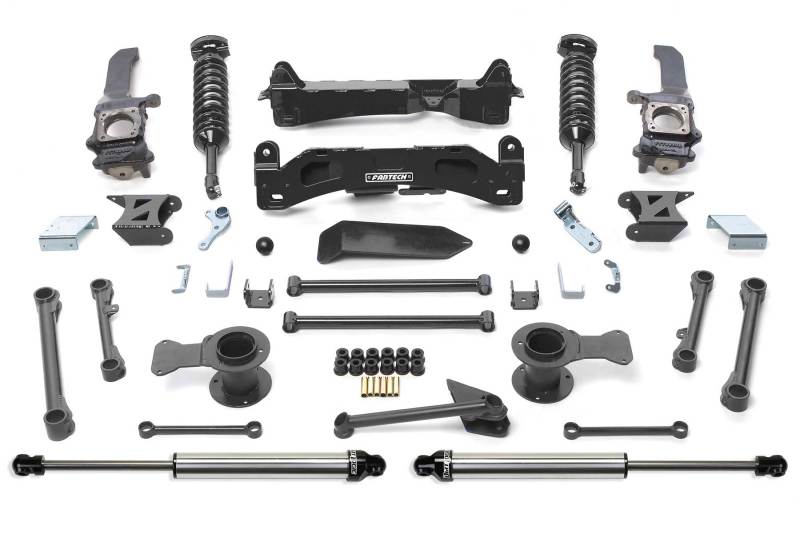 Fabtech K7007DL 6 Inch Performance Lift Kit with Front Dirt Logic NEW