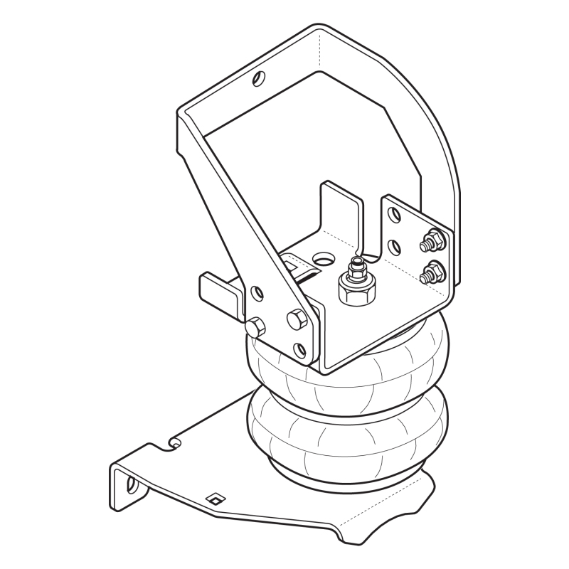 Firestone Ride-Rite Air Helper Spring Kit Rear 96-07 Ford E-450 (W217602377) - 2377