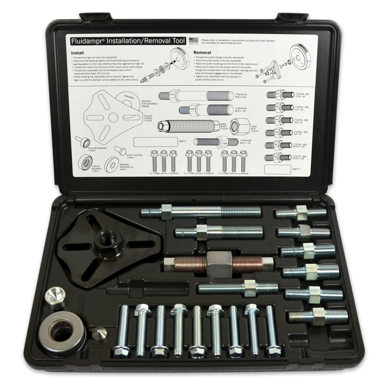 Fluidampr 300001 Harmonic Balancer Installation Puller Tool Universal Kit