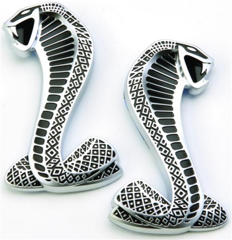Ford Racing fits  2007-2009 Mustang SVT Cobra Snake Fender Emblems - M-1447-C