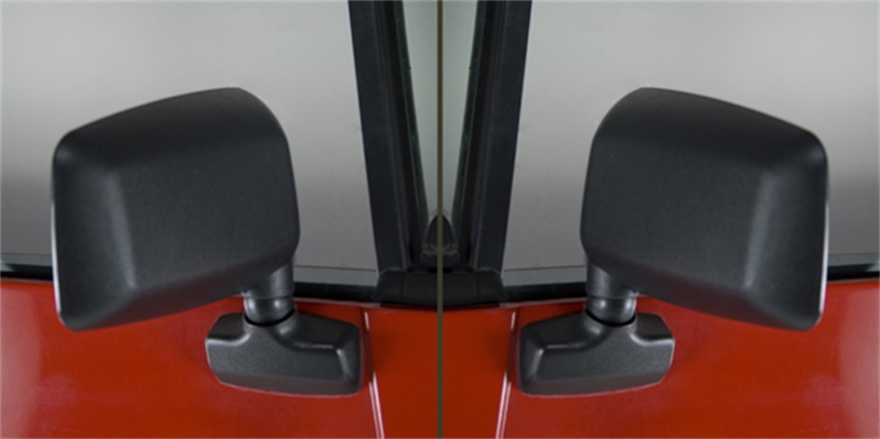 Omix Door Mirror Kit Black- 87-95 Jeep Wrangler YJ - 11002.19