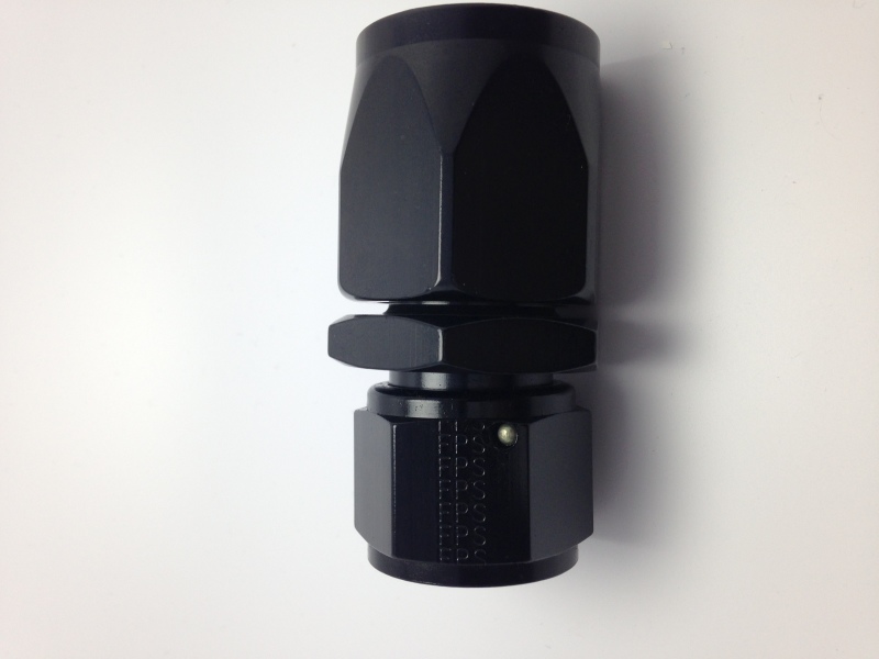 FRAGOLA 220109-BL 10AN to 8AN Straight Reducer Hose End Fitting Aluminum Black