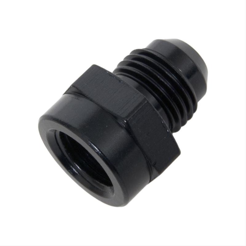 Fragola -6AN x 5/8-18 Fem Inv. Flare Adapter - Black - 491942-BL