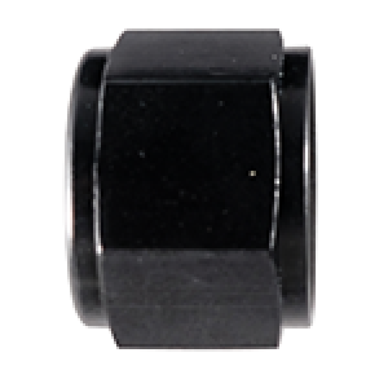 Fragola -6AN Aluminum Flare Cap - Black - 492906-BL