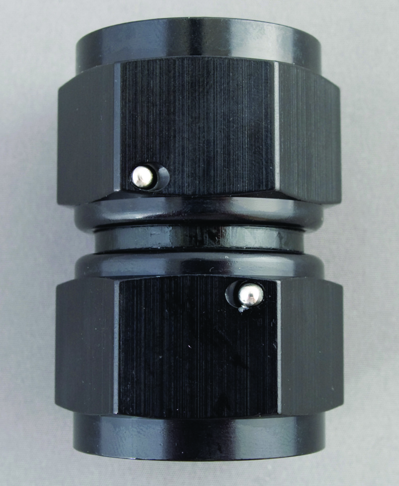 FRAGOLA 496109-BL -8 AN to -10 AN Female Swivels Fitting Adapter Aluminum Black