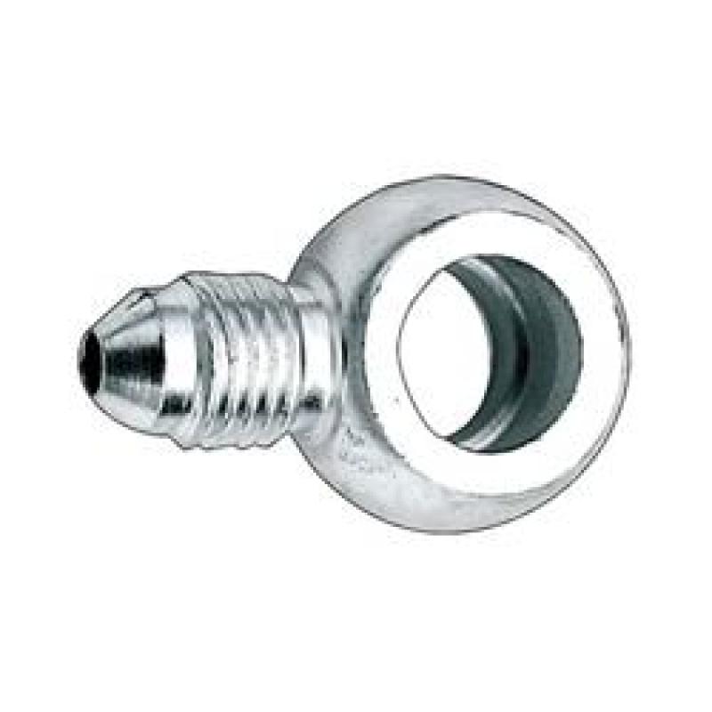 Fragola -4AN x 3/8 Banjo Adapter - Steel - 650104