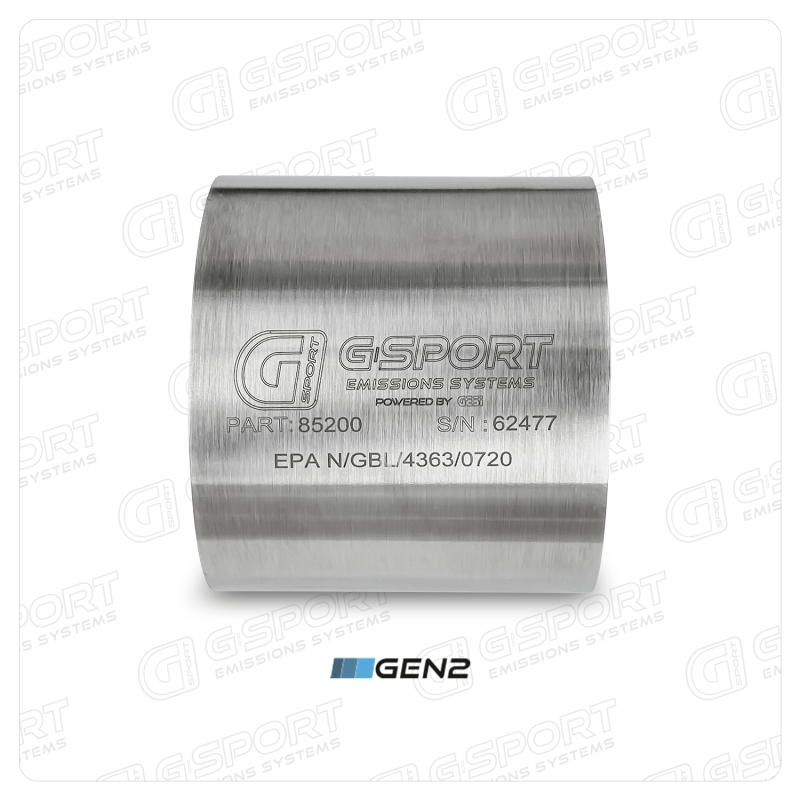 GESI G-Sport 4.50in x 4.00in 400 CPSI - GEN2 EPA Compliant Substrate Only (500-850HP) - 85200