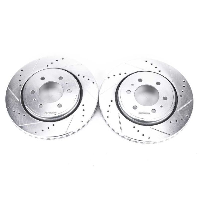 PowerStop AR85108XPR Evolution Performance Drilled/Slotted Brake Rotor Pair