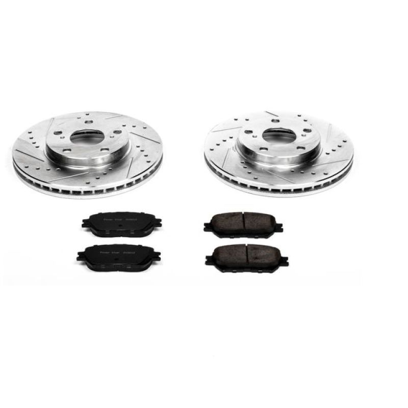 Power Stop K1064 Z23 Evolution Brake Kit Front NEW