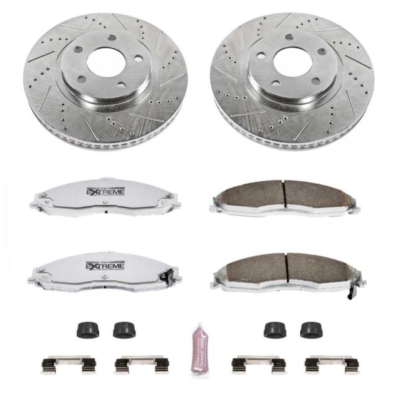 Power Stop K1547-26 Z26 Street Brake Kit Front NEW
