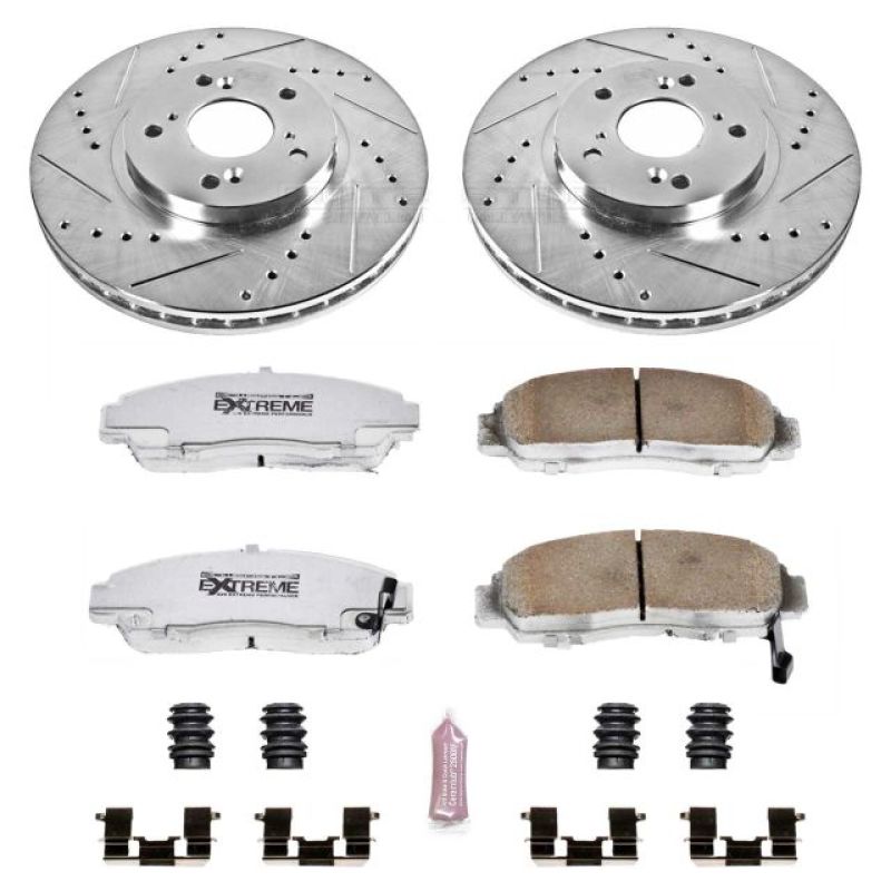 Power Stop K2292-26 Z26 Street Brake Kit Front NEW