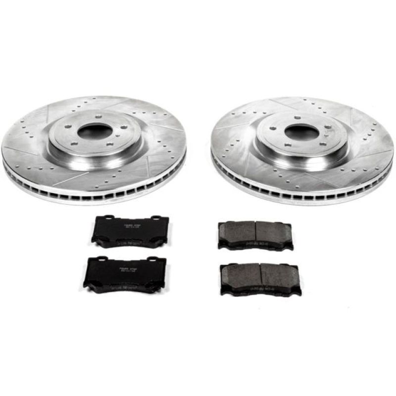 Power Stop K2915 Z23 Evolution Brake Kit Front NEW