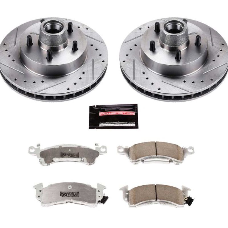 Power Stop K4539-26 Z26 Street Warrior Brake Kit For 71-72 Chevy Biscayne