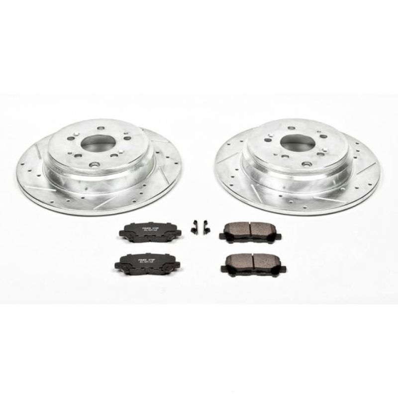Power Stop K4685 Z23 Evolution Sport Brake Kit Rear For 07-13 Acura MDX NEW - K4685