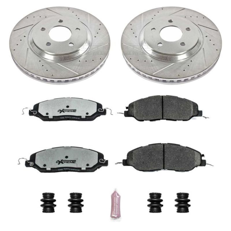 Power Stop K5407-26 Z26 Street Brake Kit Front NEW